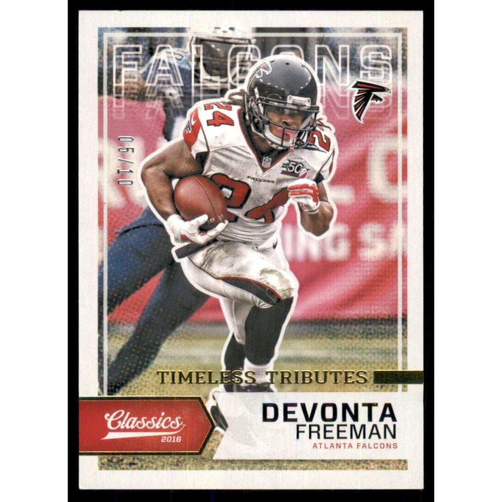 2016 Classics Timeless Tributes Gold #77 Devonta Freeman