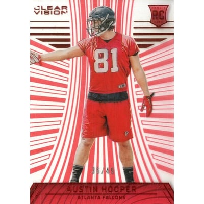 2016 Panini Clear Vision Red #139 Austin Hooper L1