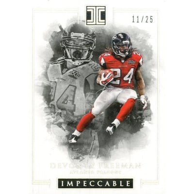 2016 Panini Impeccable Silver #36 Devonta Freeman