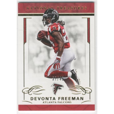 2016 Panini National Treasures Gold #5 Devonta Freeman