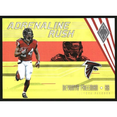2017 Panini Phoenix Adrenaline Rush Yellow #16 Devonta Freeman