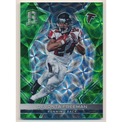 2017 Panini Spectra Neon Green #47 Devonta Freeman