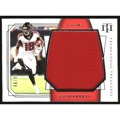 2019 Panini National Treasures Tremendous Treasures #10 Calvin Ridley/99