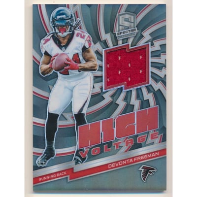 2019 Panini Spectra High Voltage Materials #2 Devonta Freeman