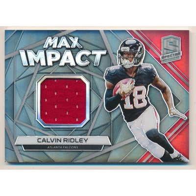 2019 Panini Spectra Max Impact Materials #8 Calvin Ridley/199