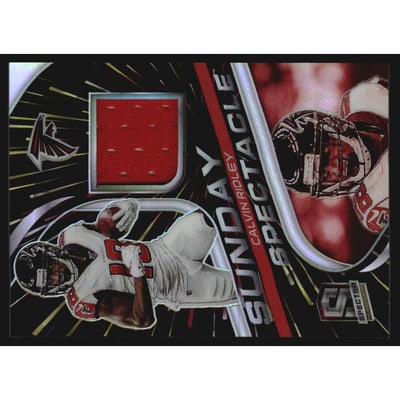 2020 Panini Spectra Sunday Spectacle Materials Hyper #13 Calvin Ridley