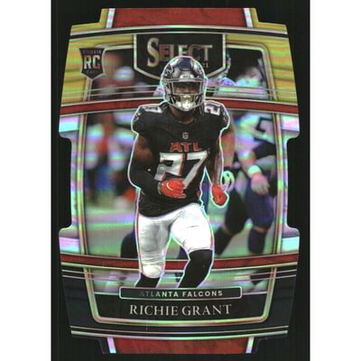 2021 Select Prizm Black and Gold Die Cut #90 Richie Grant