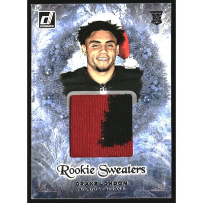 2022 Donruss Rookie Holiday Sweaters #7 Drake London