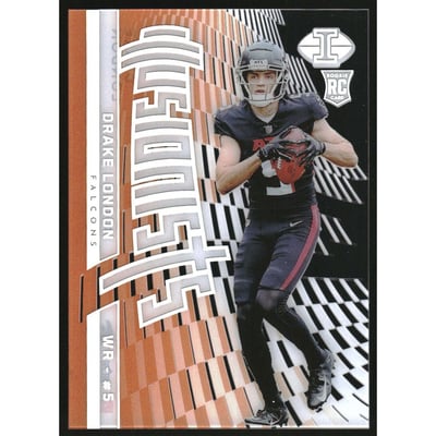 2022 Panini Illusions Illusionists Orange #16 Drake London