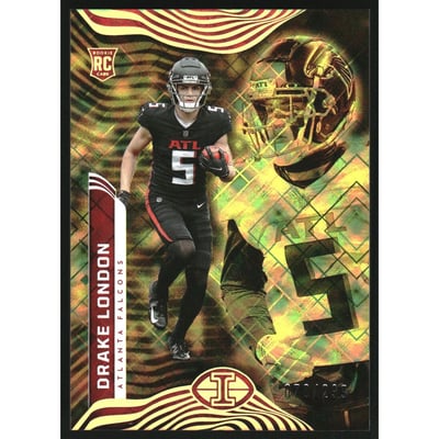 2022 Panini Illusions Yellow Diamond #6 Drake London