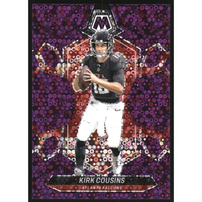 2024 Panini Mosaic Mosaic No Huddle Purple #8 Kirk Cousins