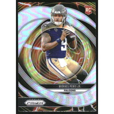 2024 Panini Prizm Portals Prizms Silver #6 Michael Penix Jr.