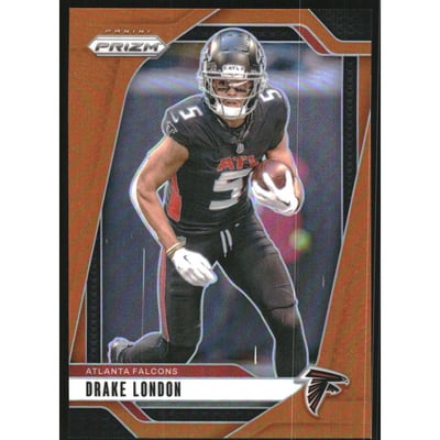 2024 Panini Prizm Prizms Orange #12 Drake London