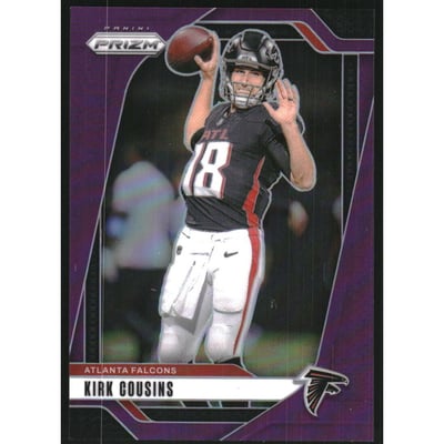 2024 Panini Prizm Prizms Purple #10 Kirk Cousins