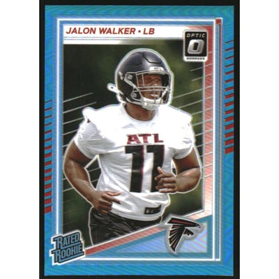 2025 Donruss Optic Aqua #290 Jalon Walker RR