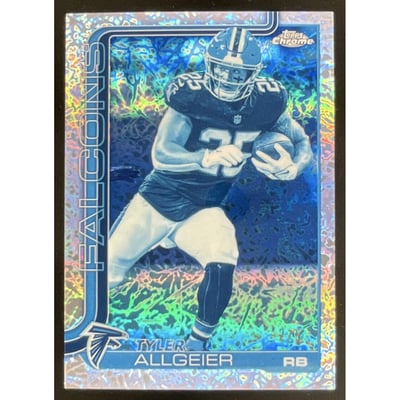 2025 Topps Chrome Frozen Fractor #17 Tyler Allgeier