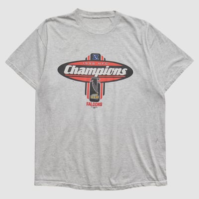 Atlanta Falcons 1998 T-shirt - Heather Gray - L by Fanatics Real Vintage