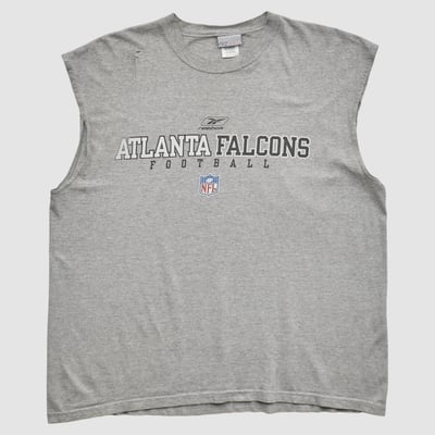 Atlanta Falcons Reebok 2000s Tank - Gray - 2XL by Fanatics Real Vintage