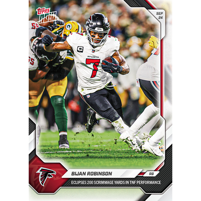 Bijan Robinson - 2026-27 NFL Topps NOW® - Card 29 - LOOK FOR SHORT PRINTS