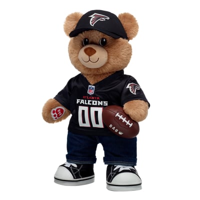  Atlanta Falcons Build-A-Bear Happy Hugs Teddy Bear Gift Set