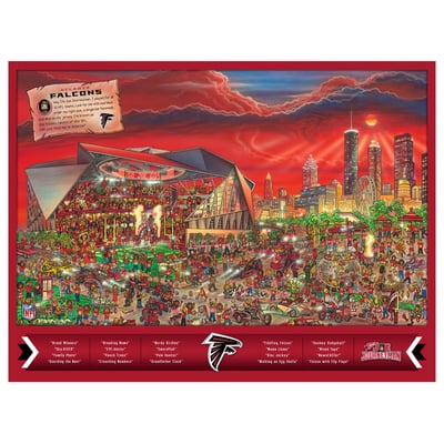 Atlanta Falcons Fanpoint 500-Piece Joe Journeyman Puzzle