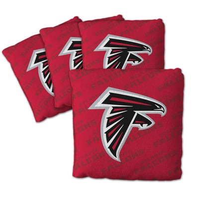 Atlanta Falcons Fanpoint Four-Piece Cornhole Bag Set
