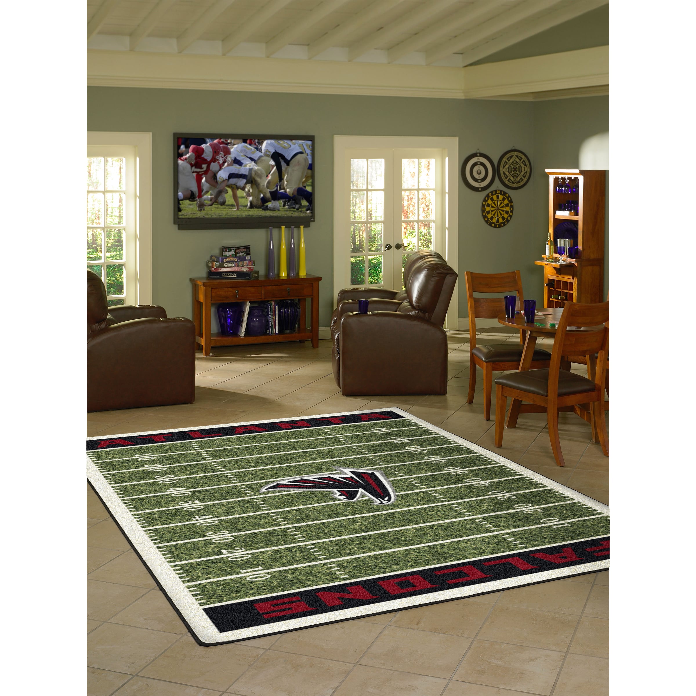 Imperial Atlanta Falcons 5'4'' x 7'8'' Home Field Rug