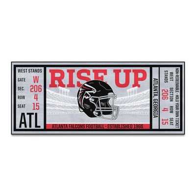 Atlanta Falcons Logo Brands 30" x 72" Ticket Runner