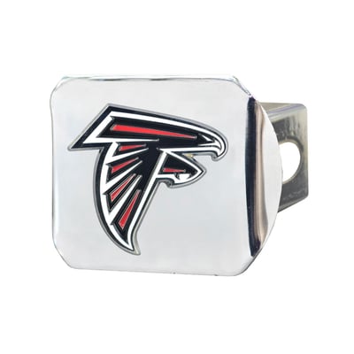 Atlanta Falcons Logo Brands Chrome Hitch Cover