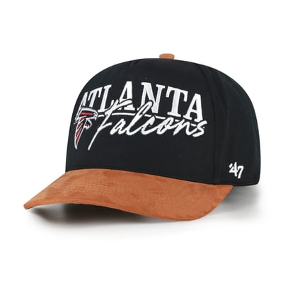 Atlanta Falcons '47 Scribe Line Hitch Adjustable Hat - Black/Brown