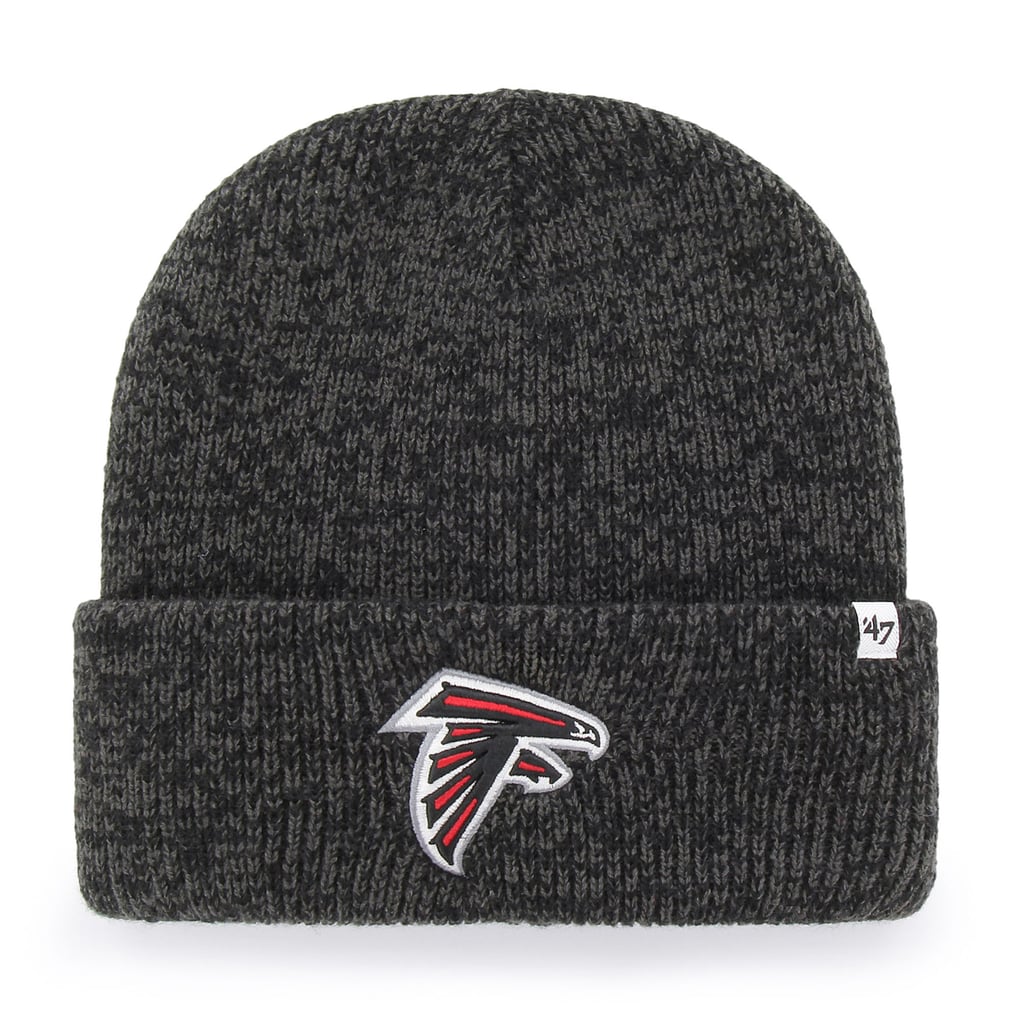 Atlanta Falcons '47 Brain Freeze Cuffed Knit Hat - Heather Black