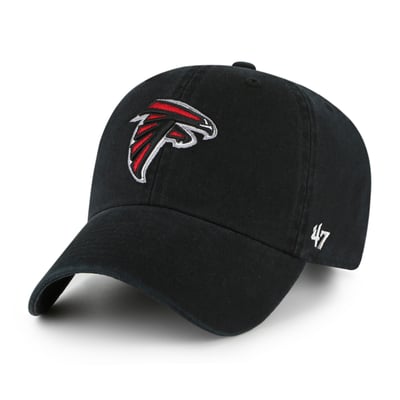 Atlanta Falcons '47 Brand Cleanup Adjustable Hat - Black