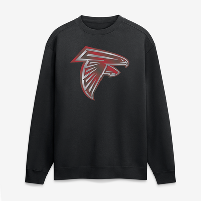 Atlanta Falcons  Metallic Mascot Sweatshirt - Black