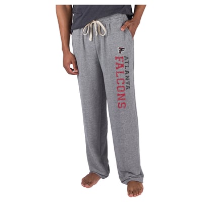  Atlanta Falcons Concepts Sport Mainstream French Terry Tri-Blend Sweatpants - Gray