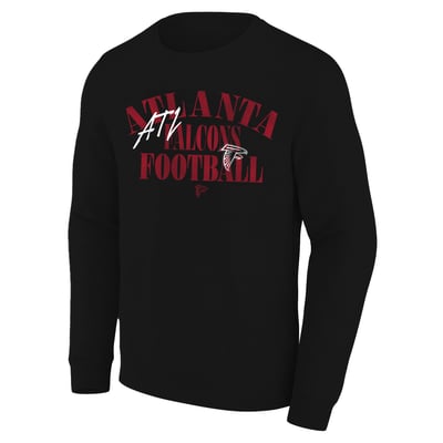 Atlanta Falcons Fanatics Big & Tall Relaxed Halftime Lead Sweatshirt - Black