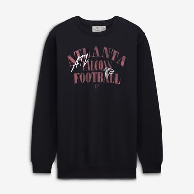 Atlanta Falcons Fanatics Big & Tall Relaxed Halftime Lead Sweatshirt - Black