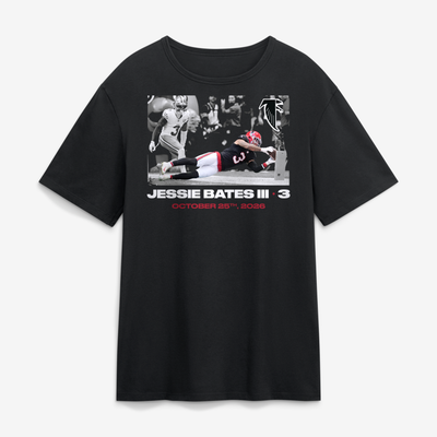 Jessie Bates III Atlanta Falcons NFL Flash Features Week 7 T-Shirt - Black