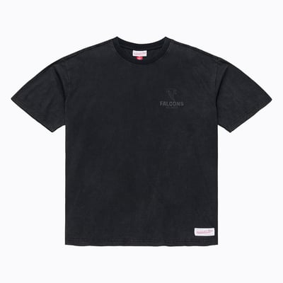 Atlanta Falcons Mitchell & Ness Core Essentials Micro Logo T-Shirt - Black
