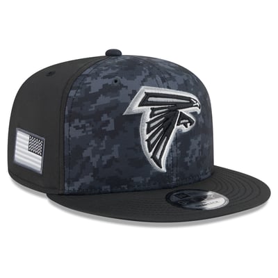 Atlanta Falcons New Era 2026 Salute To Service 9FIFTY Snapback Hat - Black