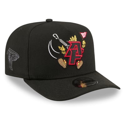 Atlanta Falcons New Era Cartoon A-Frame 9FIFTY Snapback - Black