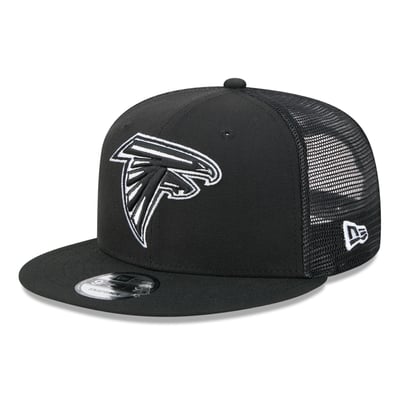 Atlanta Falcons New Era 9FIFTY Snapback Trucker Hat - Black/White