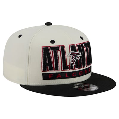 Atlanta Falcons New Era Classic 9FIFTY Snapback Hat - Cream/Black