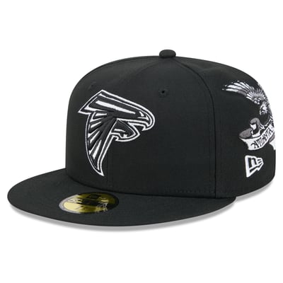 Atlanta Falcons New Era x BJ Betts 2026 Salute To Service Lifestyle 59FIFTY Fitted Hat - Black