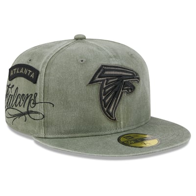 Atlanta Falcons New Era x BJ Betts 2026 Salute To Service 59FIFTY Fitted Hat - Olive