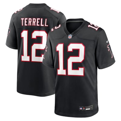 Avieon Terrell Atlanta Falcons Nike Alternate Throwback Game Jersey - Black