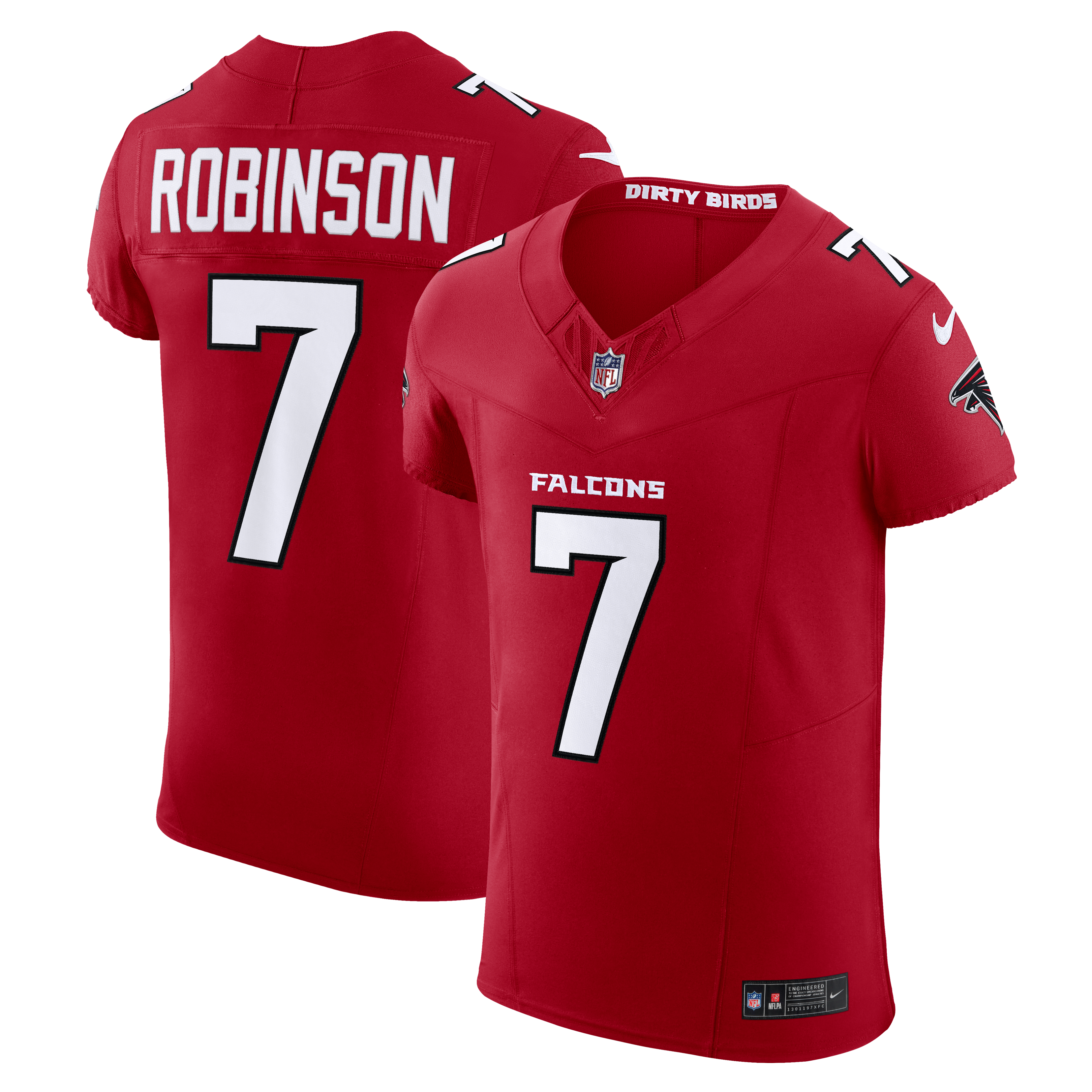 Red Team Cod Men's Atlanta Falcons Bijan Robinson Nike Red Team Vapor F.U.S.E. Elite ...