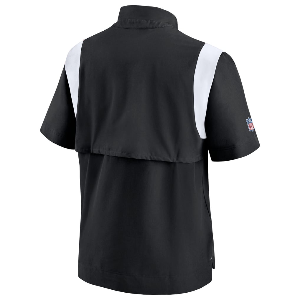 Atlanta Falcons Nike Sideline Coaches Chevron Lockup Pullover Top - Black