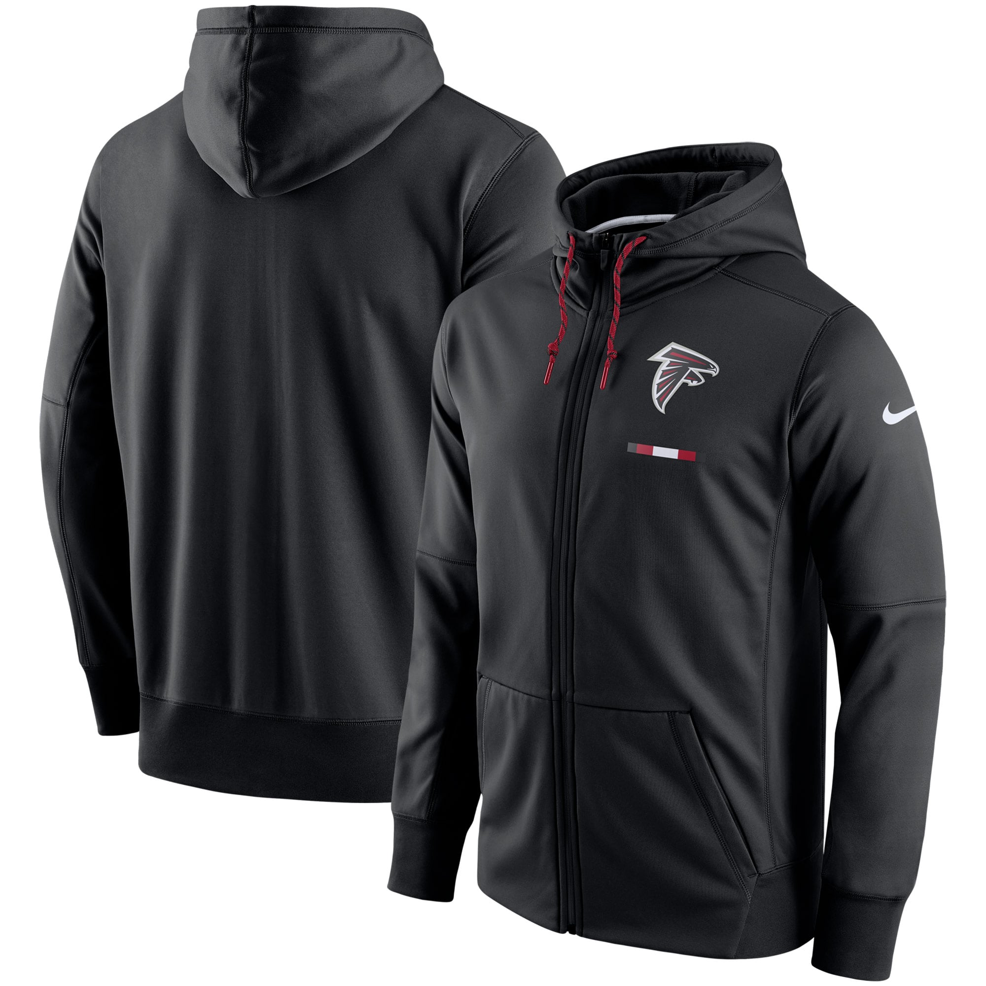 Men's Atlanta Falcons Nike Black Sideline Logo Performance Full