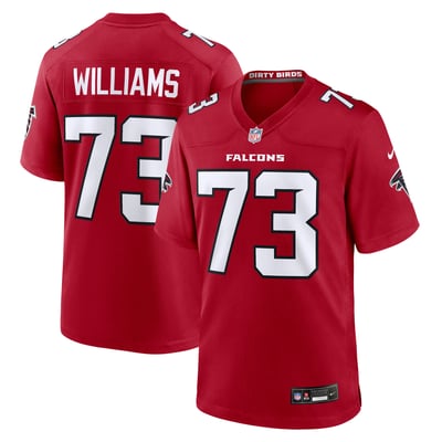 Cameron Williams Atlanta Falcons Nike Team Game Jersey - Red