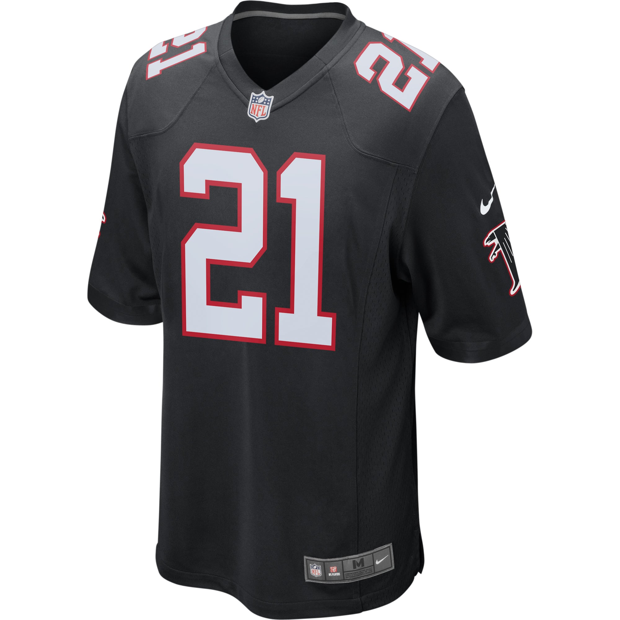 Men's Atlanta Falcons Deion Sanders Nike Black Retired Player Game